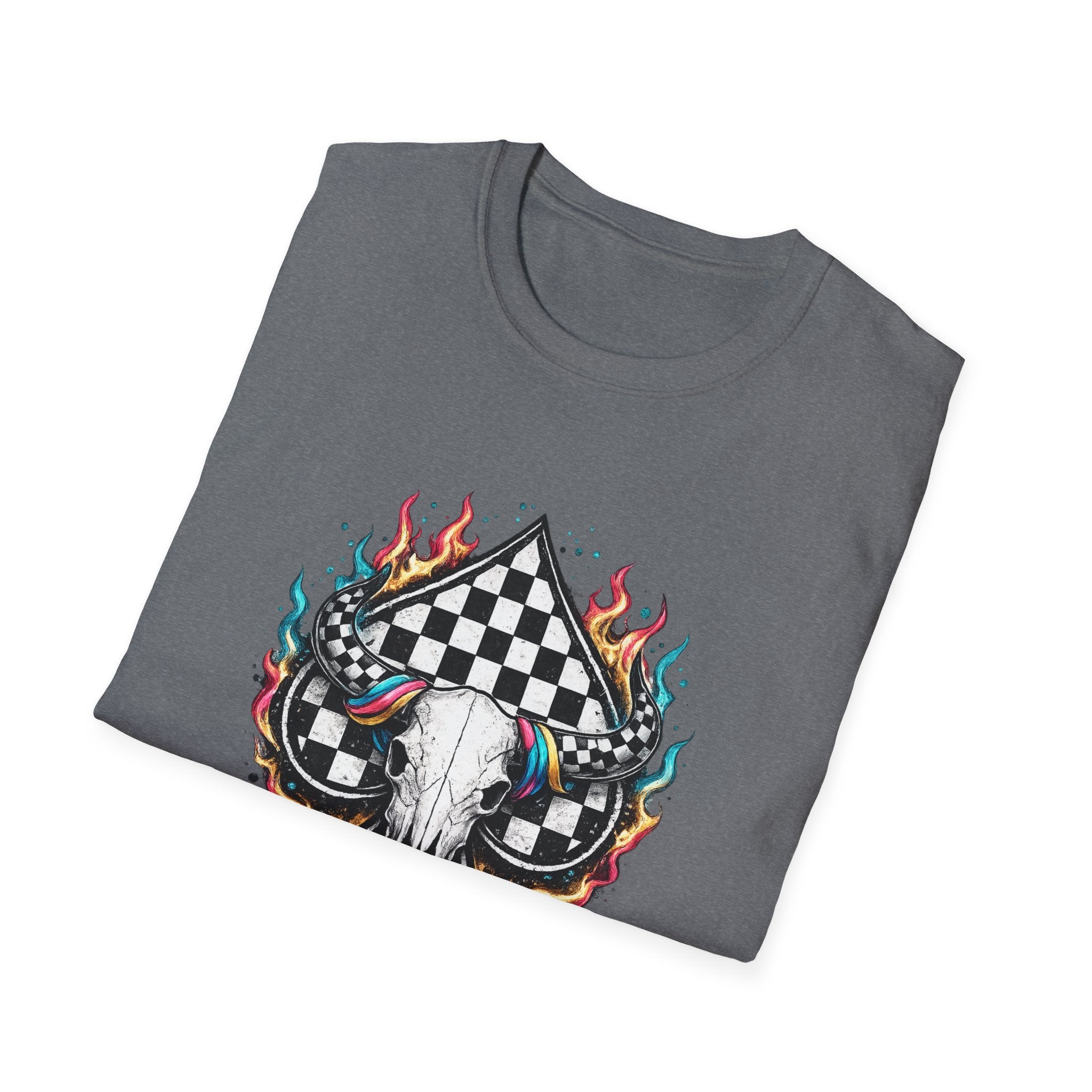 Unisex Softstyle T-Shirt Cow Skull
