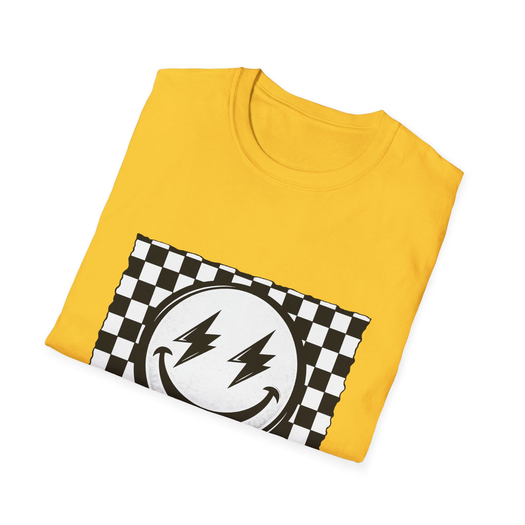 Unisex Softstyle T-Shirt Checkered Smile