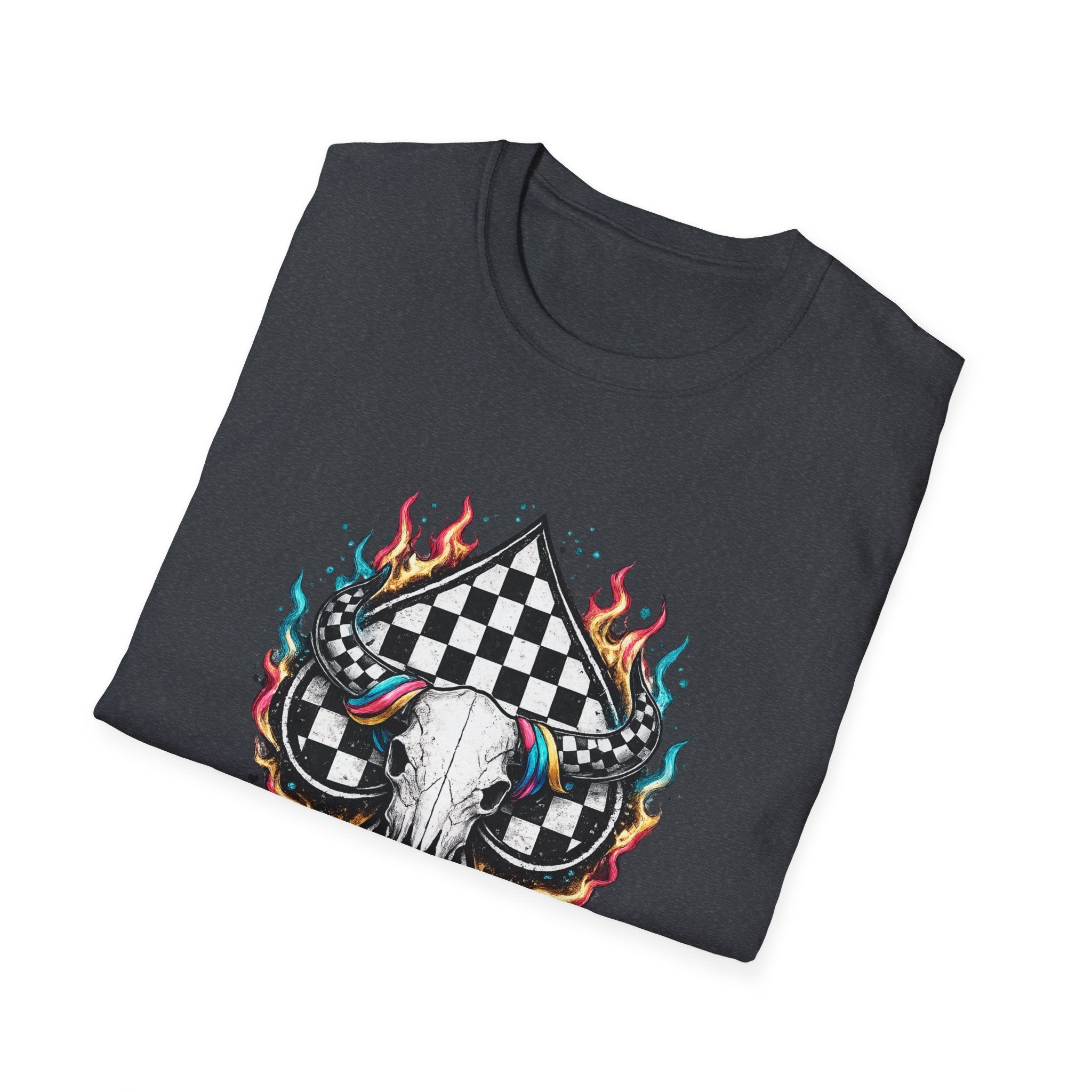 Unisex Softstyle T-Shirt Cow Skull