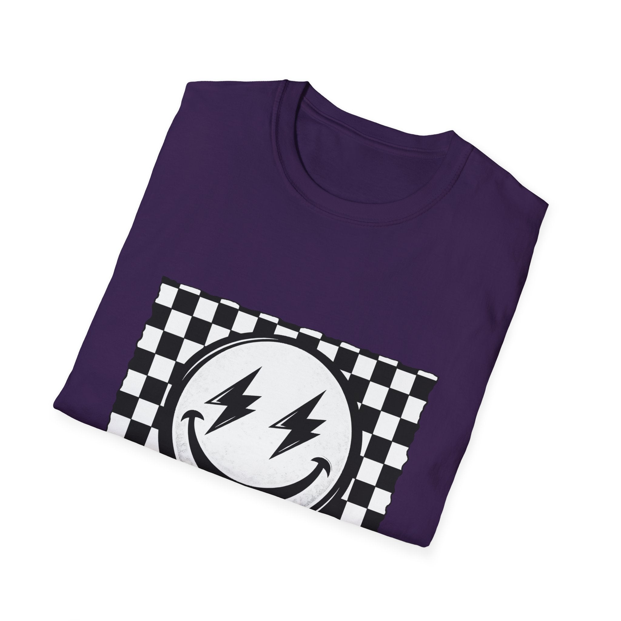 Unisex Softstyle T-Shirt Checkered Smile
