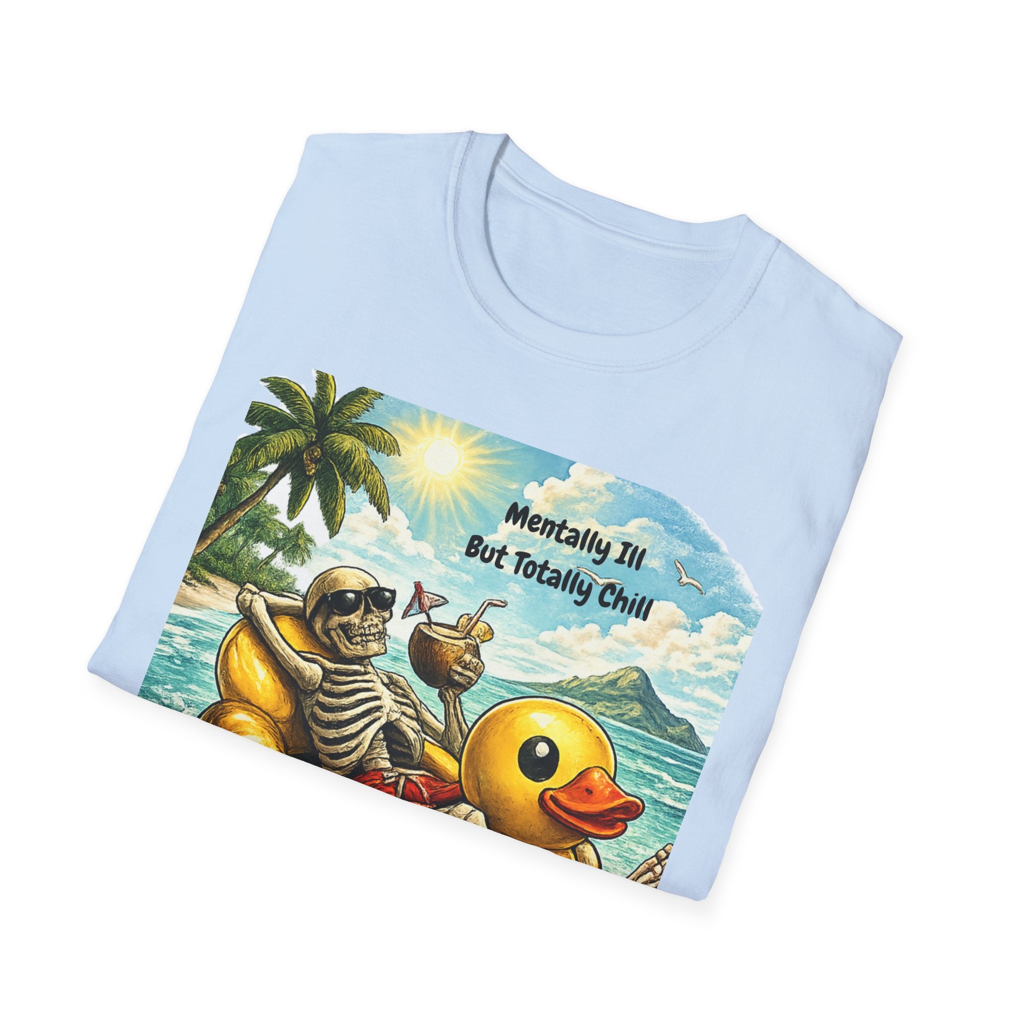 Unisex Softstyle T-Shirt Mentally Ill Chill