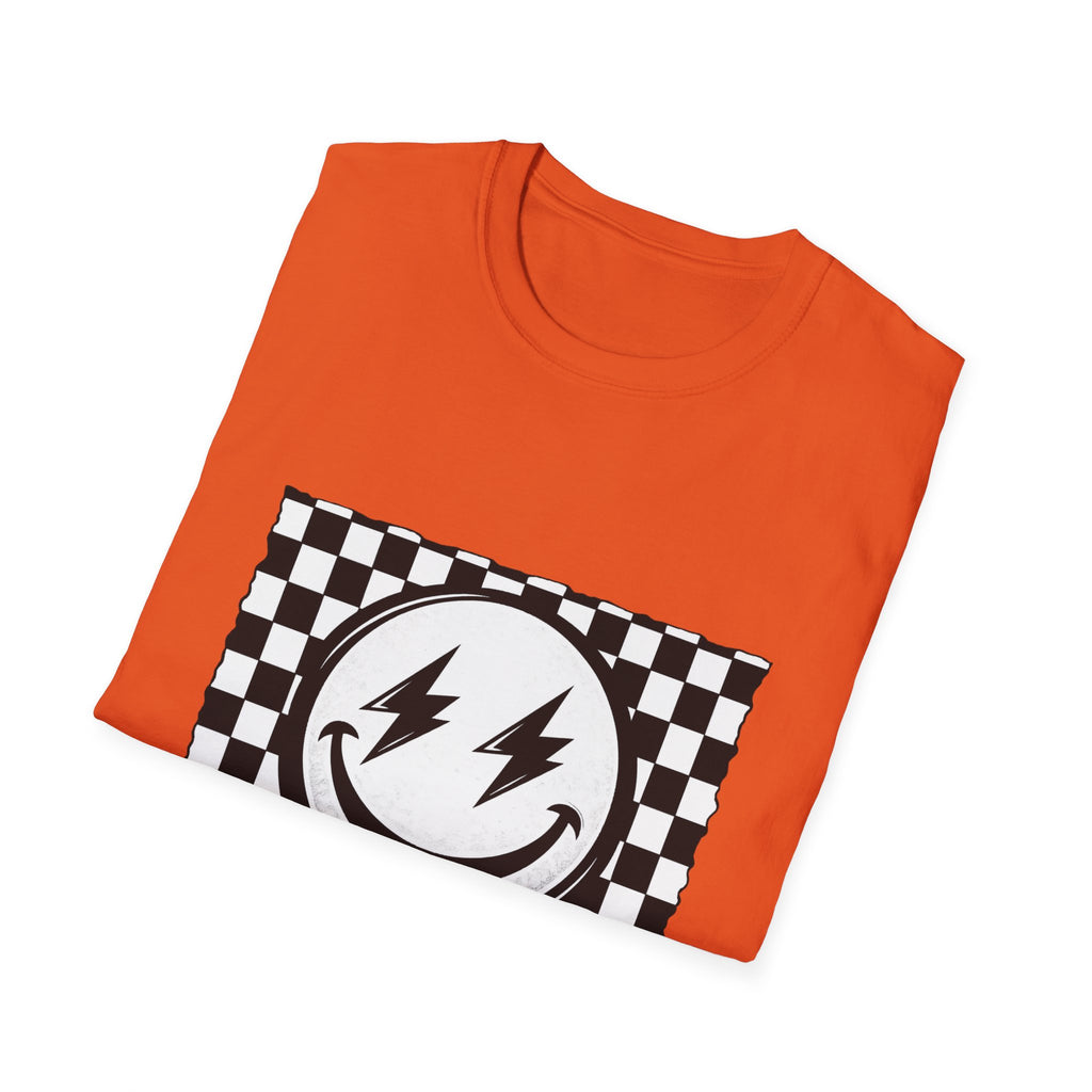 Unisex Softstyle T-Shirt Checkered Smile