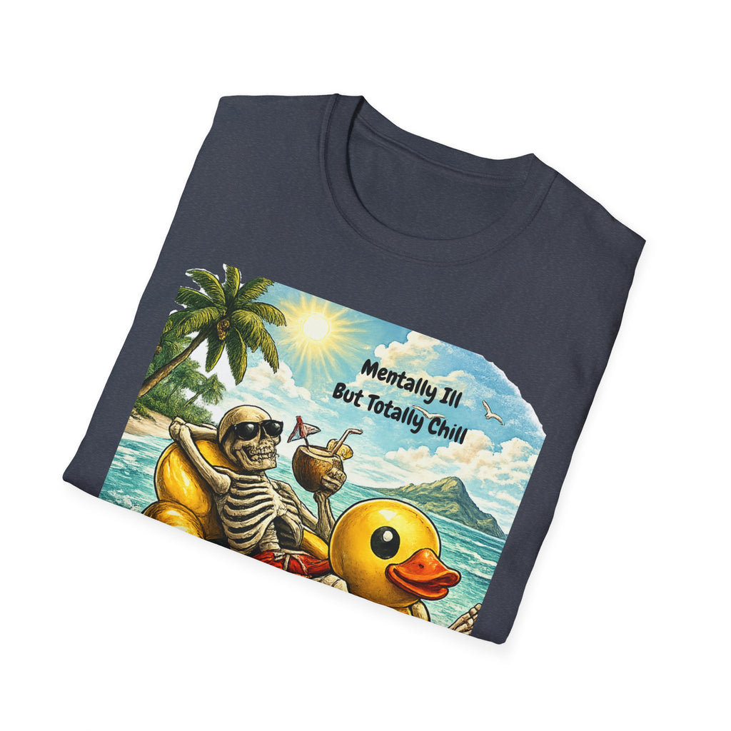 Unisex Softstyle T-Shirt Mentally Ill Chill