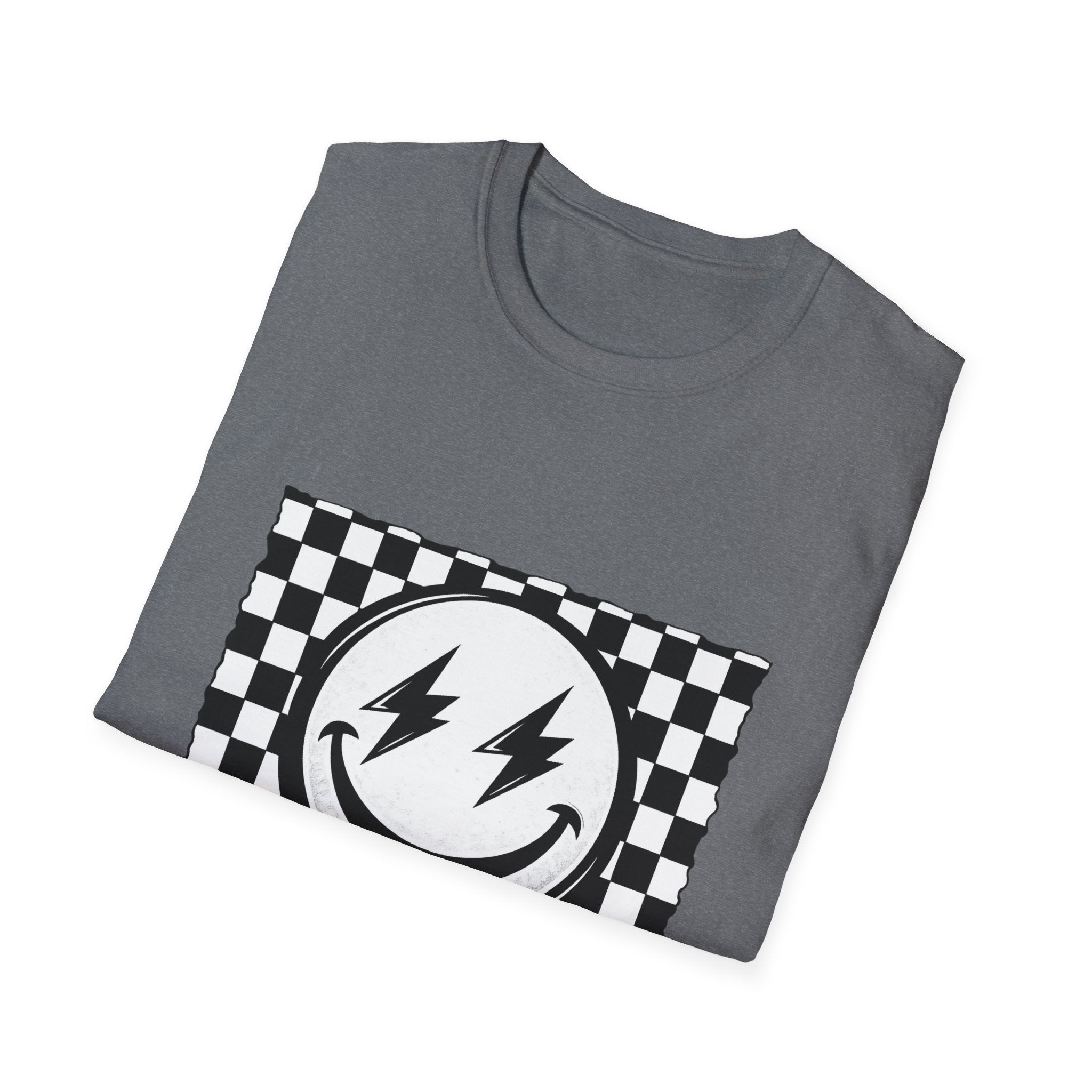 Unisex Softstyle T-Shirt Checkered Smile