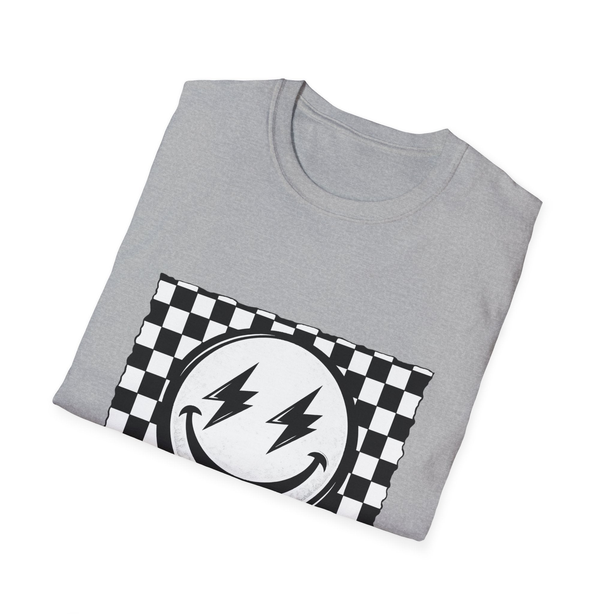 Unisex Softstyle T-Shirt Checkered Smile