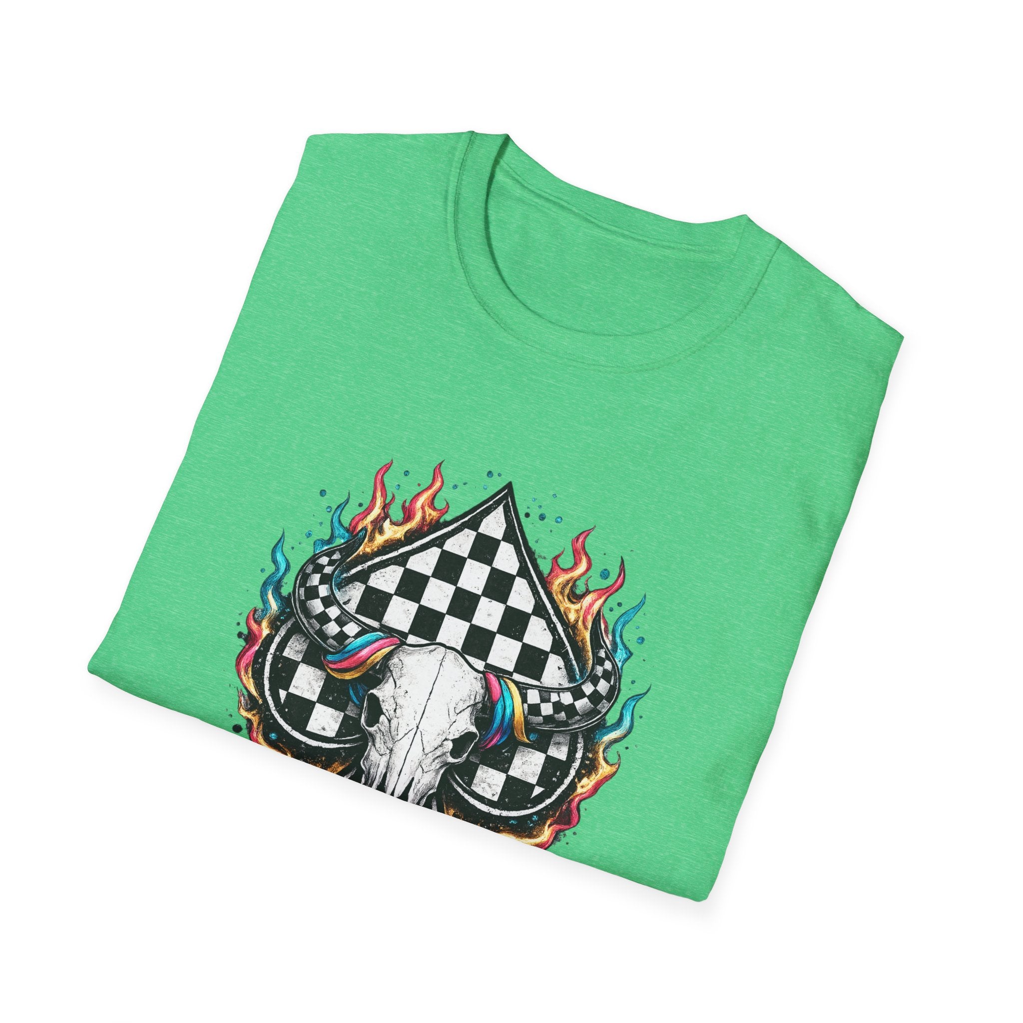 Unisex Softstyle T-Shirt Cow Skull