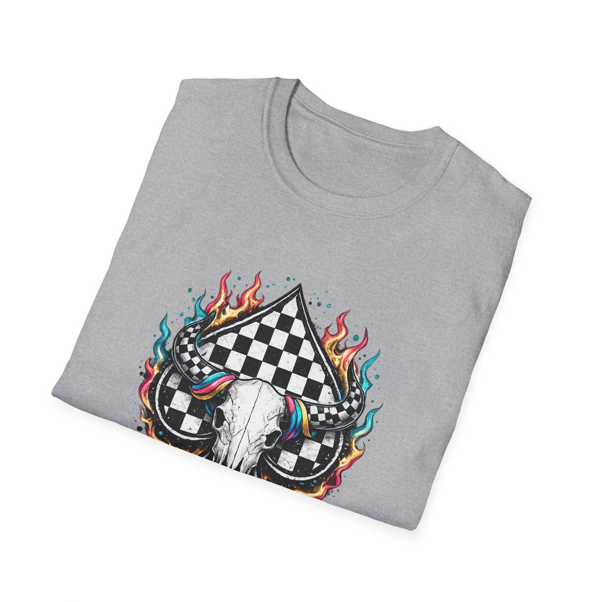 Unisex Softstyle T-Shirt Cow Skull
