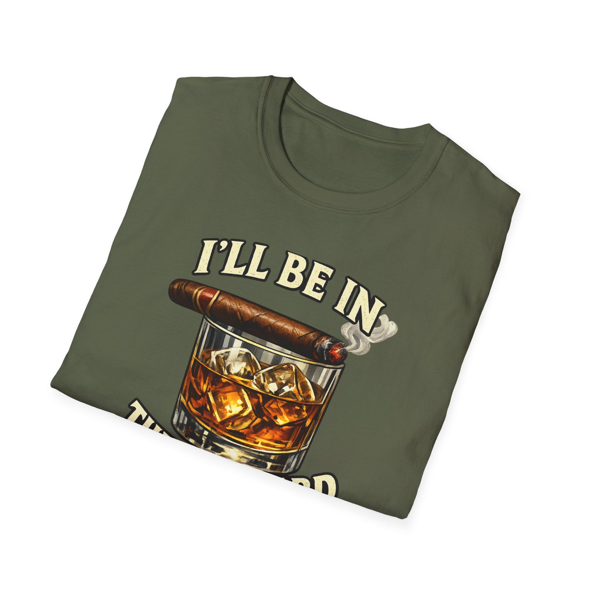 Unisex Softstyle T-Shirt, Cigar Backyard