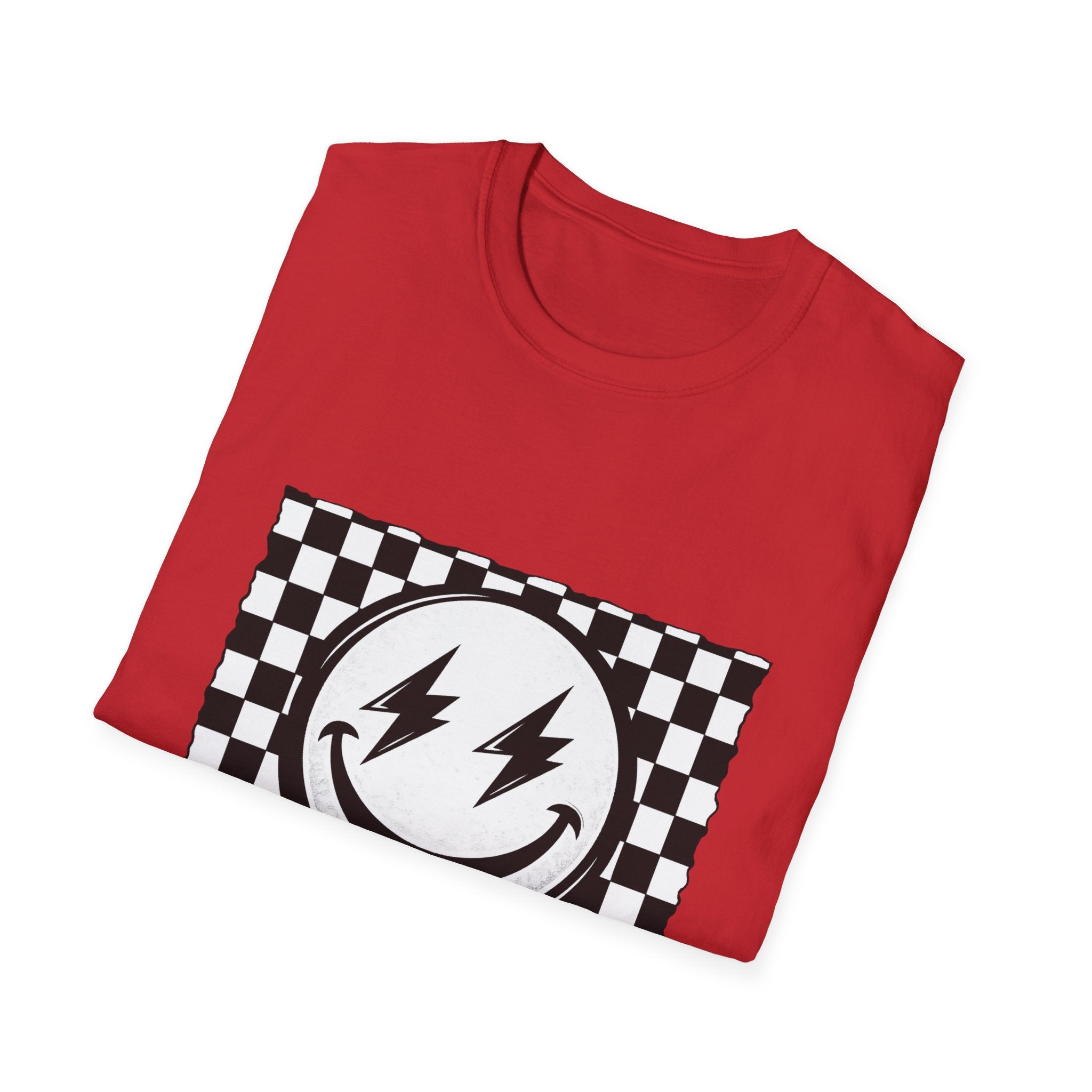 Unisex Softstyle T-Shirt Checkered Smile