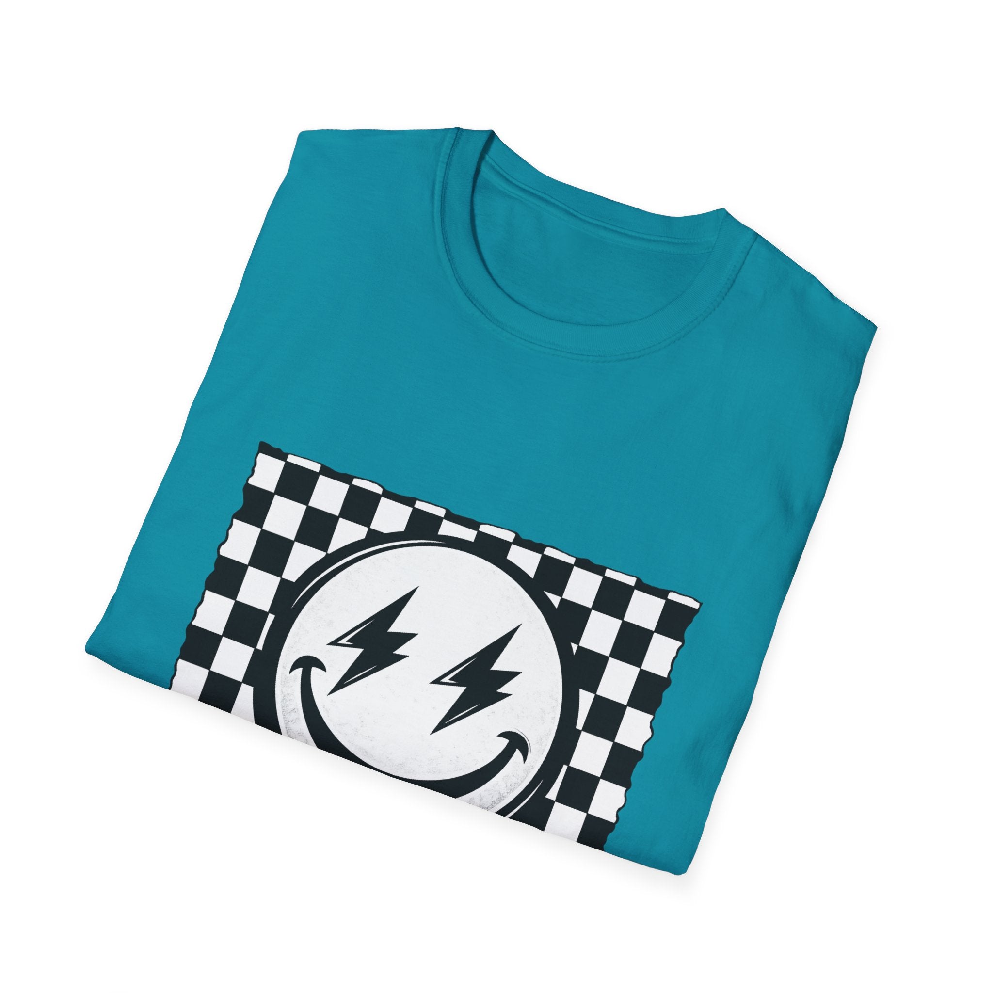 Unisex Softstyle T-Shirt Checkered Smile