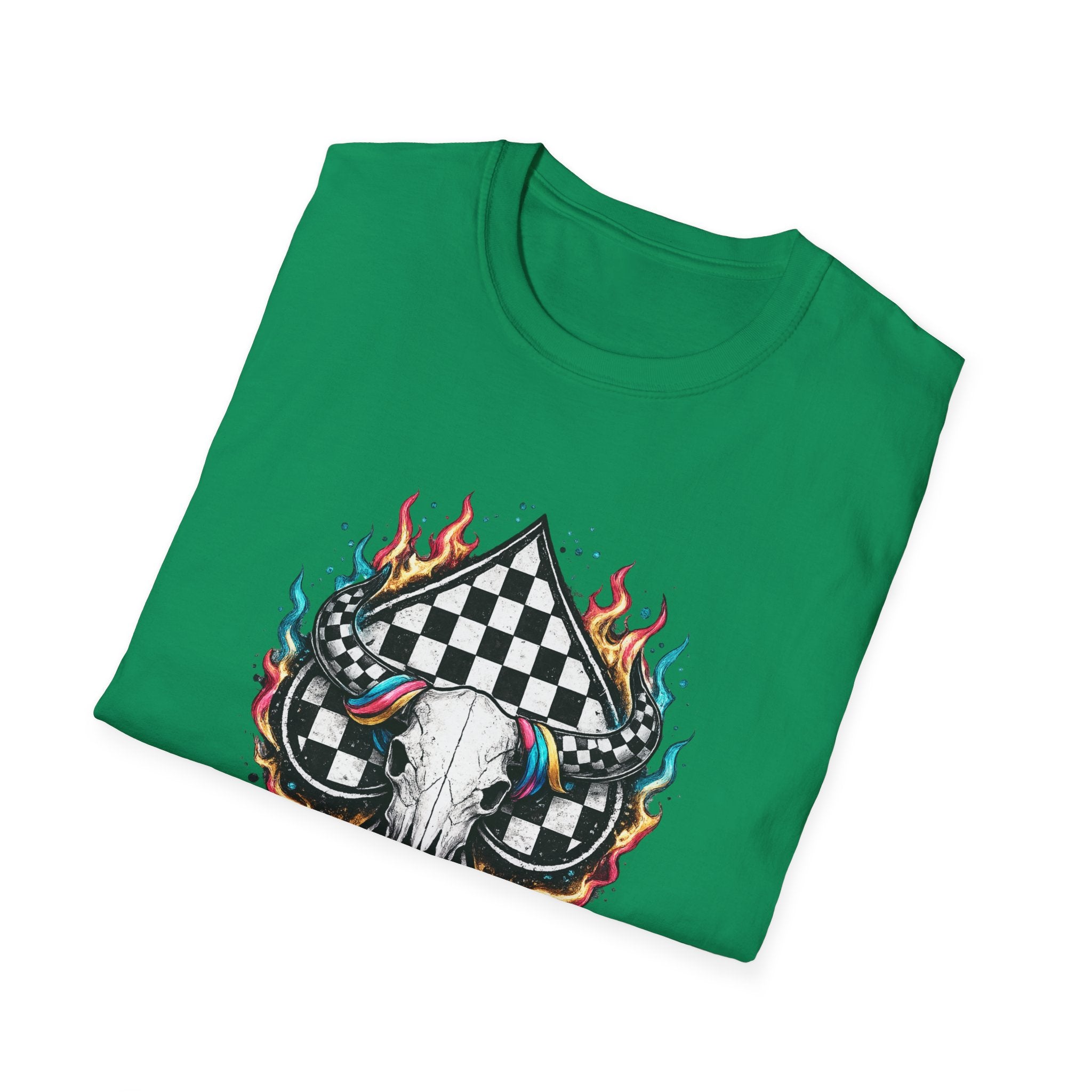 Unisex Softstyle T-Shirt Cow Skull