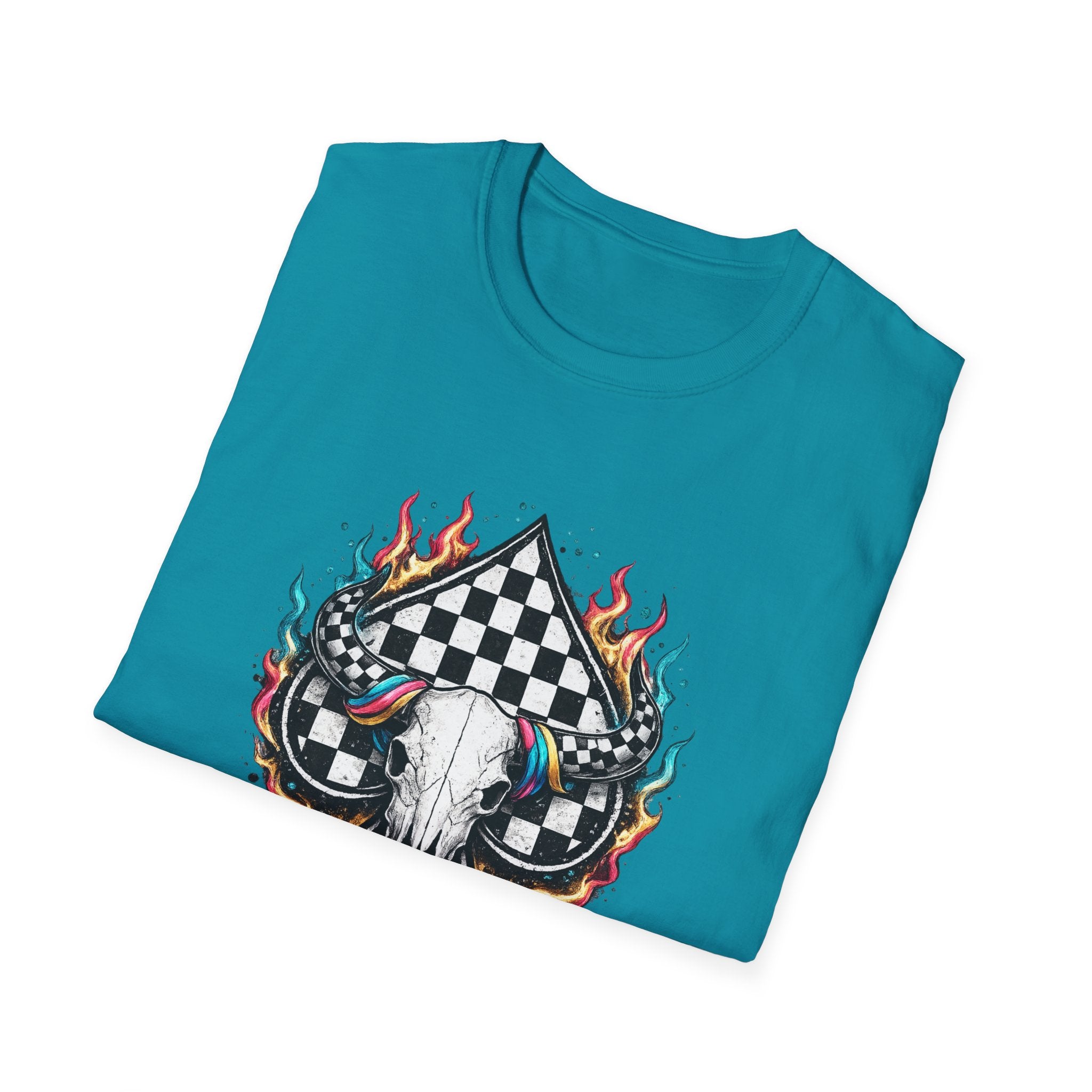 Unisex Softstyle T-Shirt Cow Skull