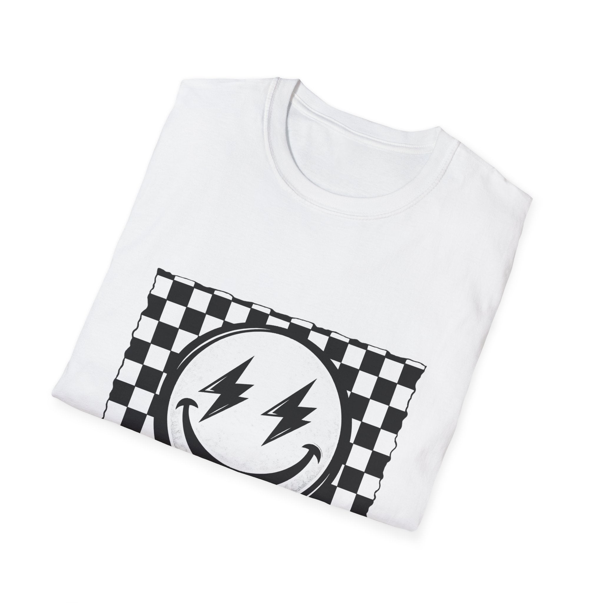Unisex Softstyle T-Shirt Checkered Smile