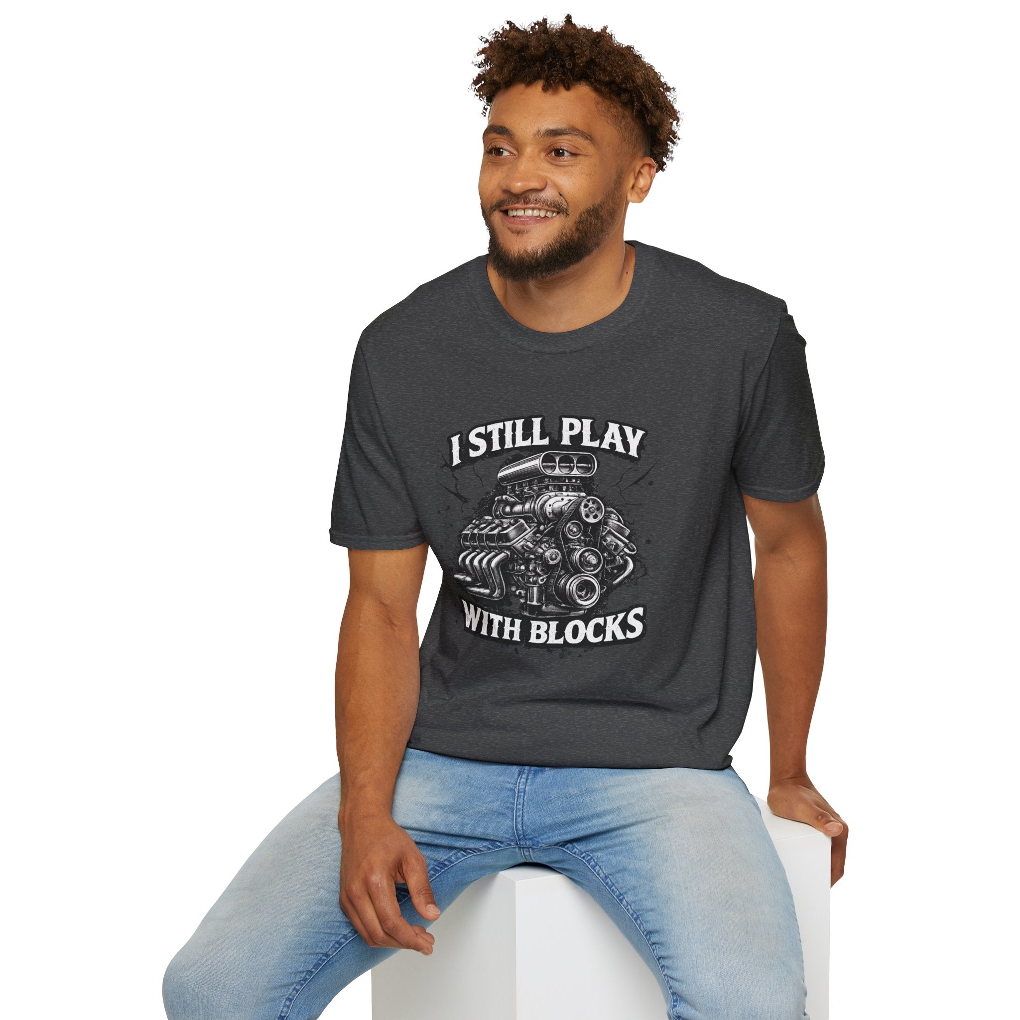 Unisex Softstyle T-Shirt Play With Blocks