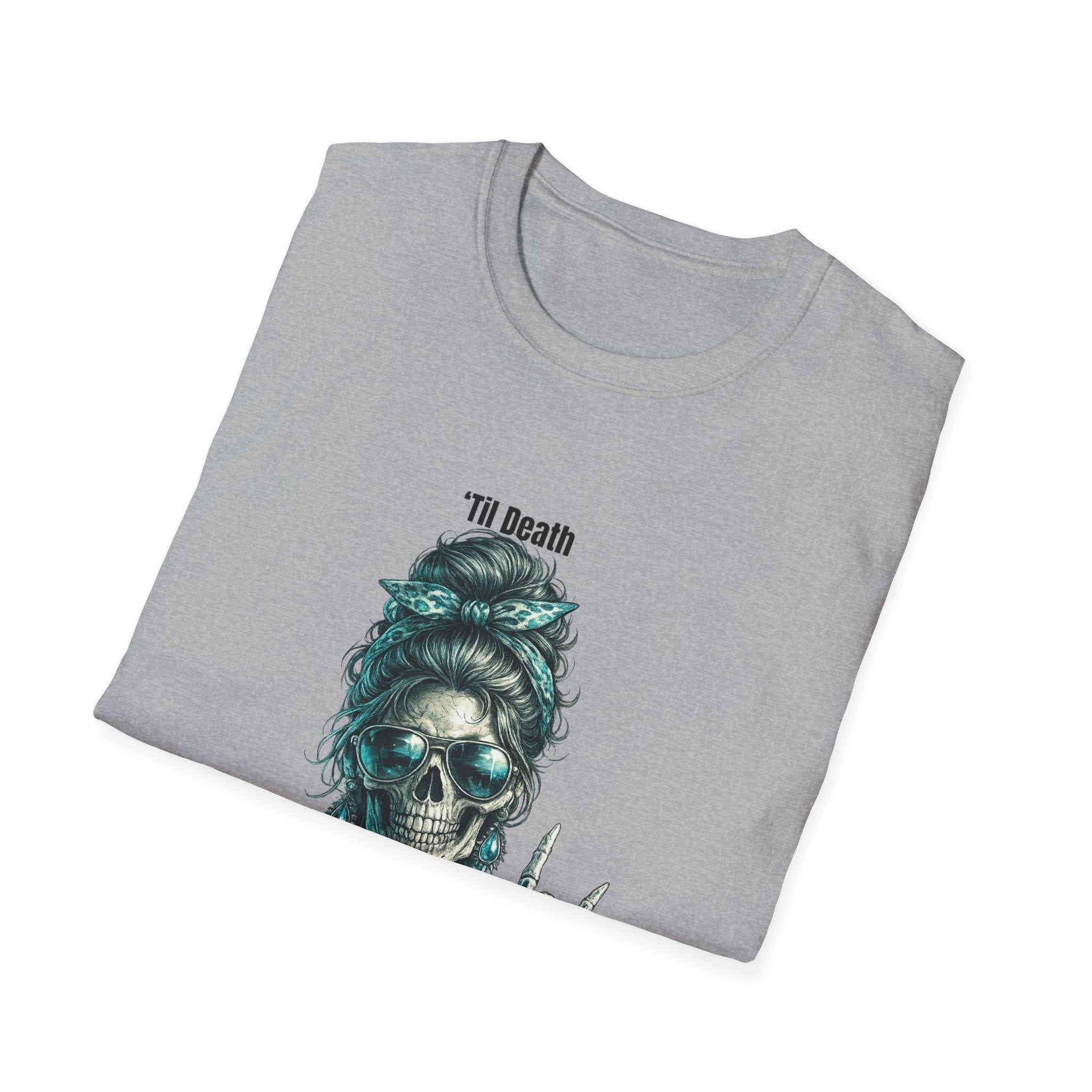 Unisex Softstyle T-Shirt 'Til Death Skeleton