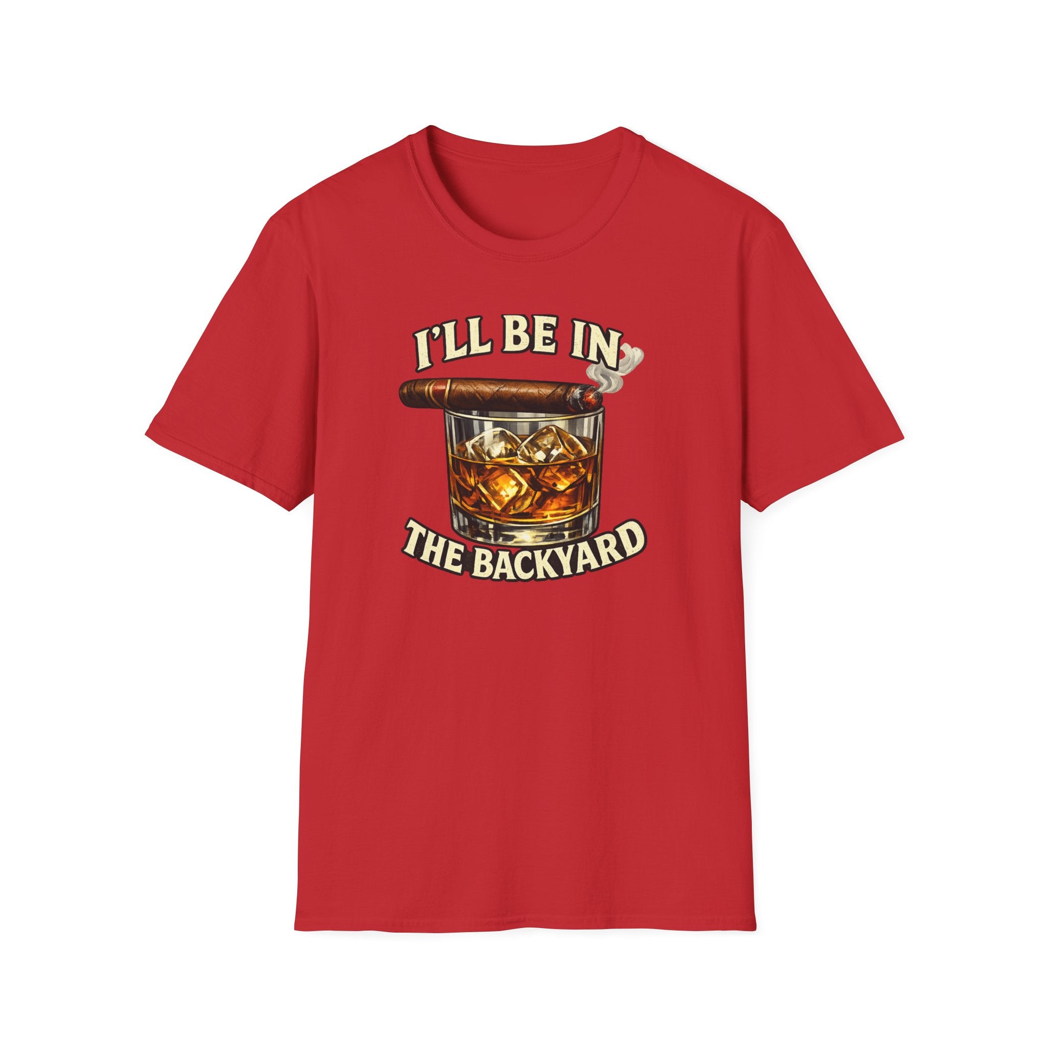 Unisex Softstyle T-Shirt, Cigar Backyard