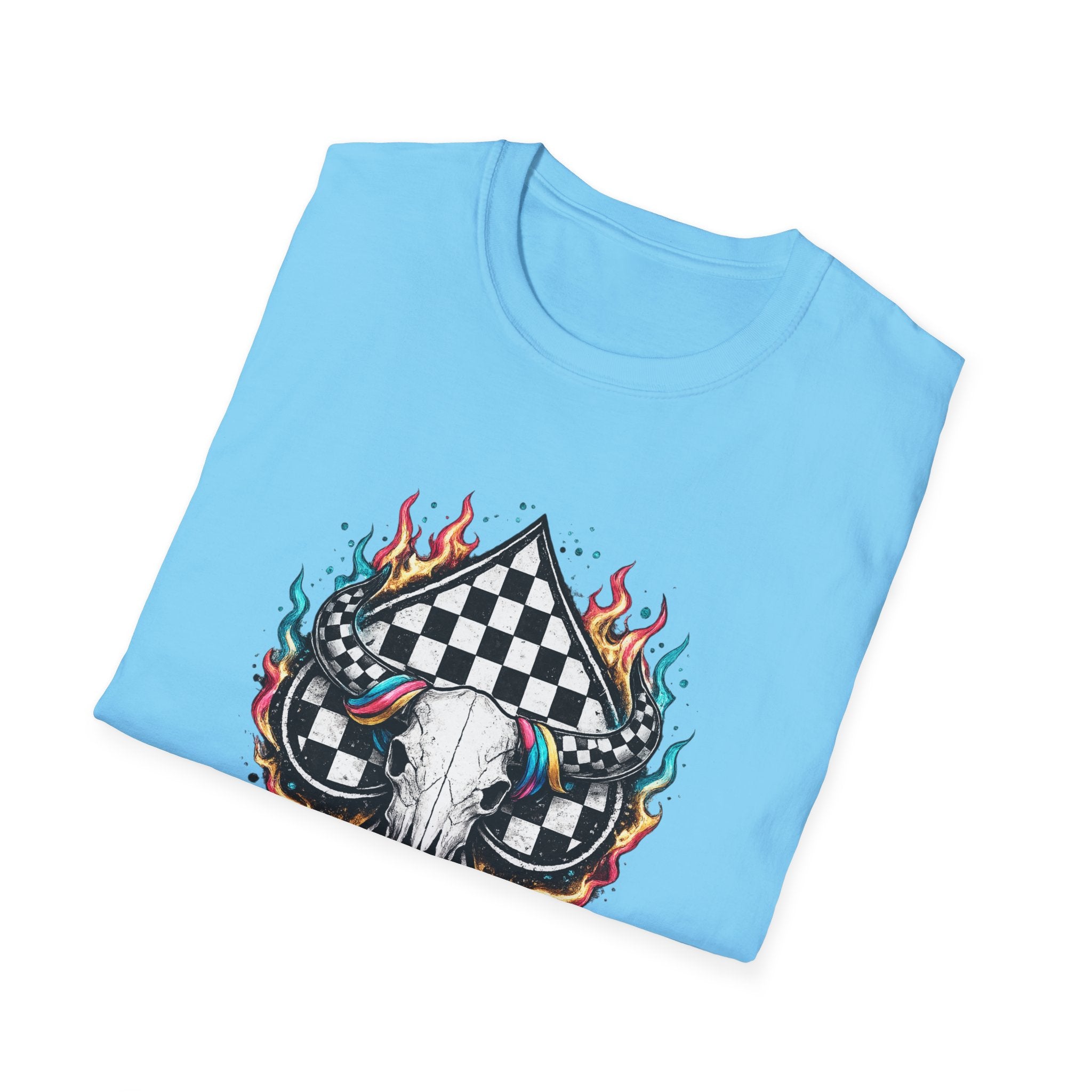 Unisex Softstyle T-Shirt Cow Skull