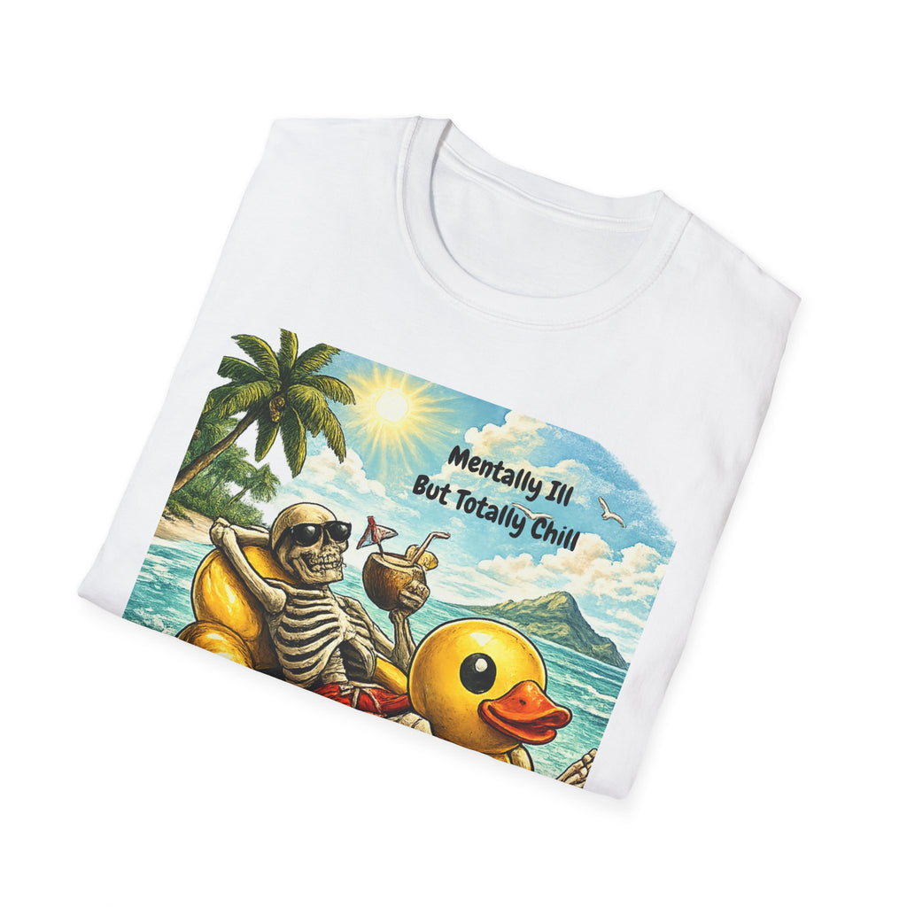 Unisex Softstyle T-Shirt Mentally Ill Chill