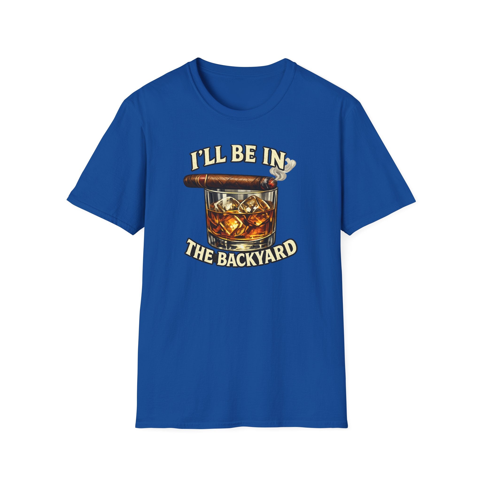 Unisex Softstyle T-Shirt, Cigar Backyard