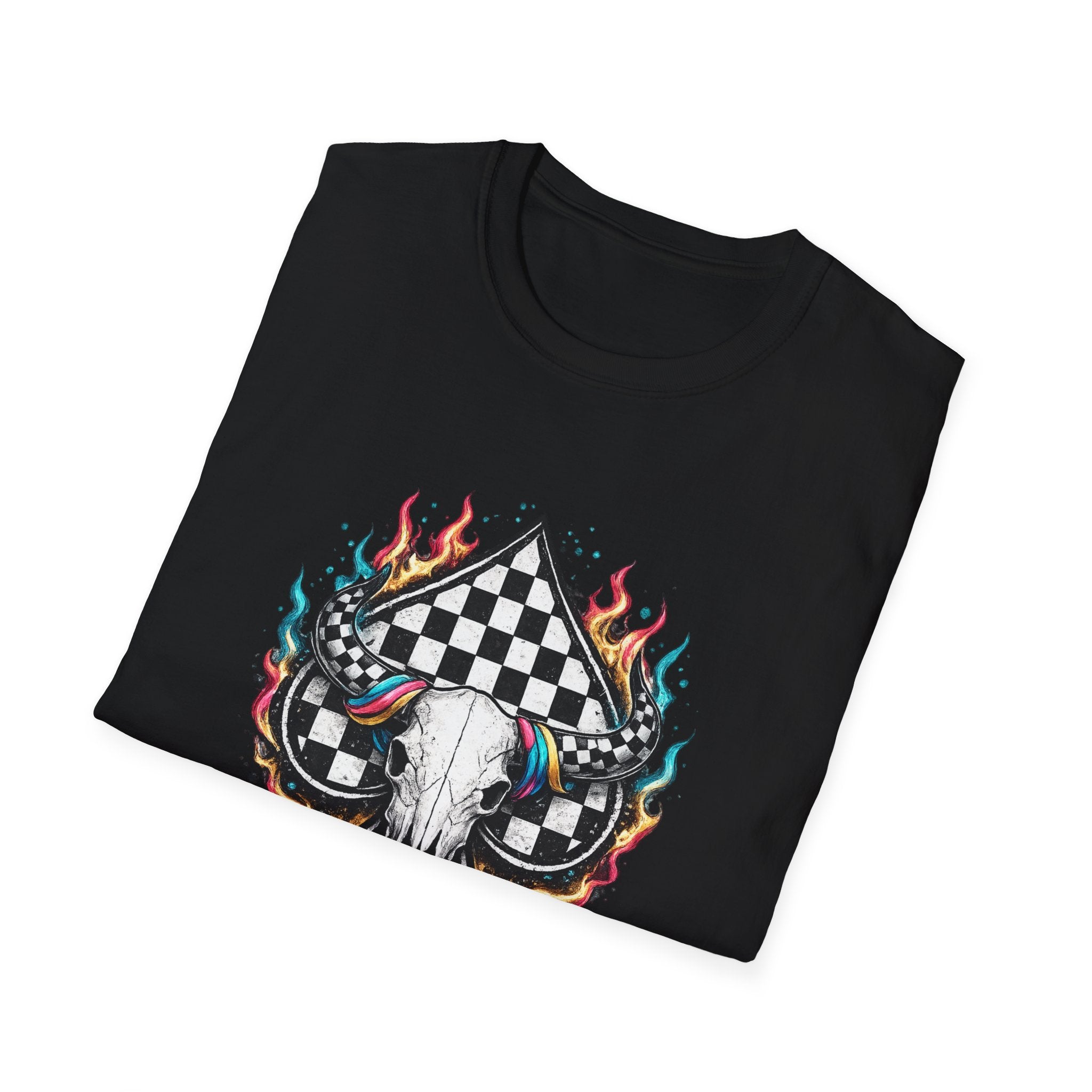 Unisex Softstyle T-Shirt Cow Skull