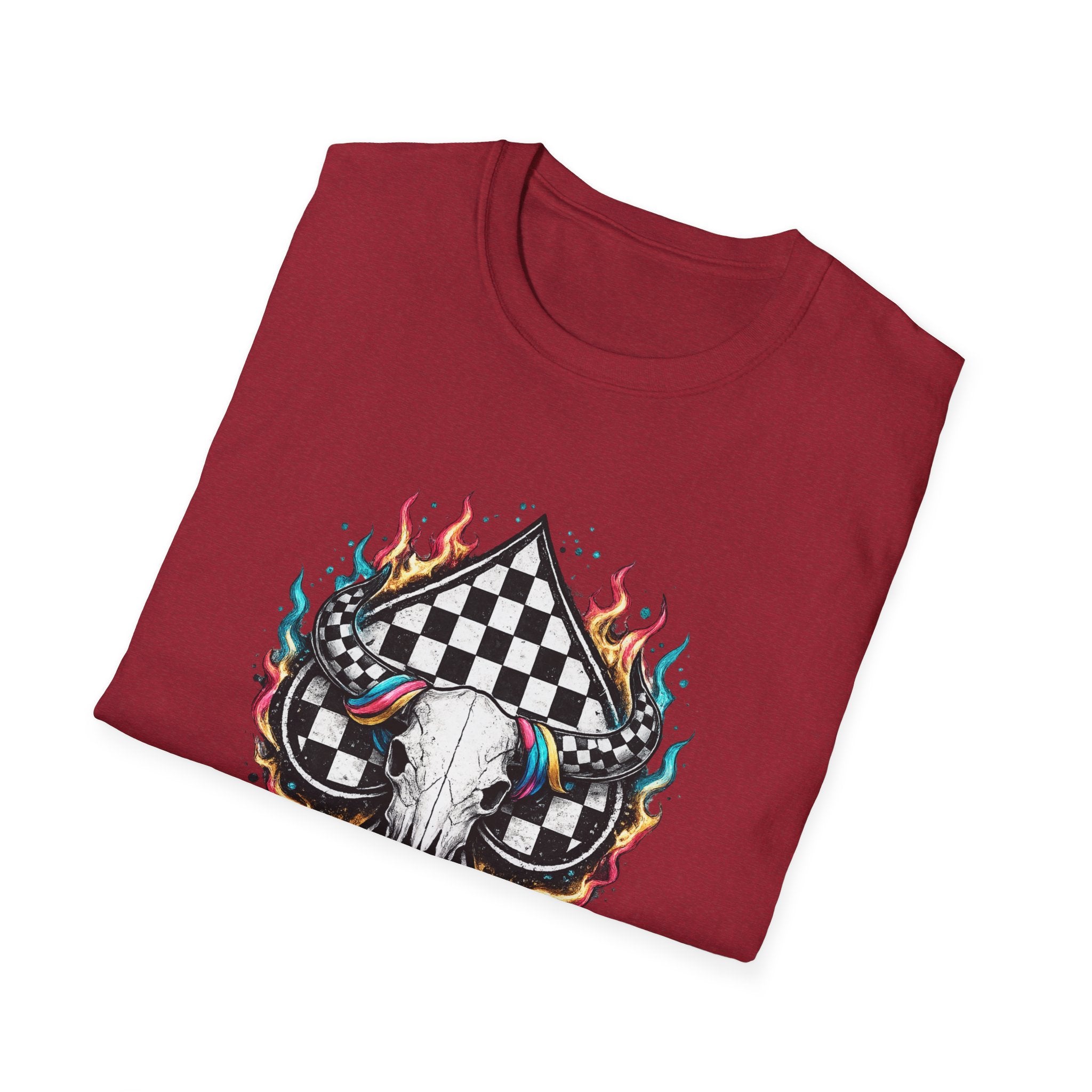 Unisex Softstyle T-Shirt Cow Skull